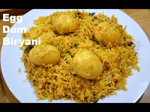 Egg Dum Biryani | Hyderabadi Egg Biryani | Special Anda Biryani | अंडा बिरयानी Recipe