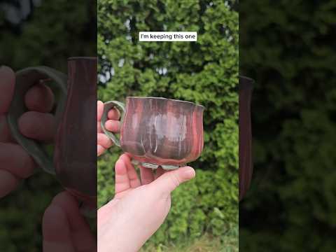 Red flower mug #NowWhatPotteryWorks #FlowerMug #GlazingVideo #Flower #Pottery #Art #CuteMug #Mug