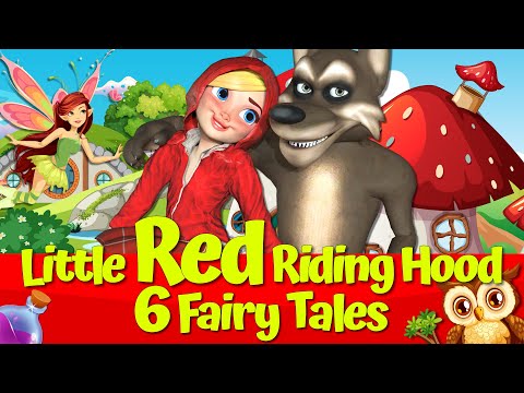 🔴 Six Tales Of Little Red Riding Hood And The Big Bad Wolf 🔴🐺I Animated Fairytales 🌟