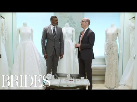 Mark Ingram and Sotheby's Pair Wedding Dresses and Jewelry | BRIDES