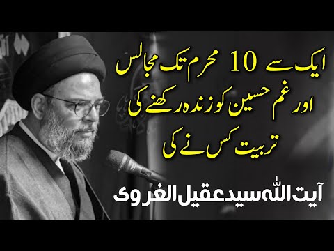 Aik Se 10 Muharram Tk Majalis Aur Gham E Hussain A.s Ko Zinda Rakhnay Ki Tarbiyat Kis Nay Ki..?