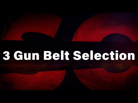 3 Gun Belt Selection