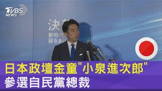 首相大熱門! 日本政壇金童「小泉進次郎」 參選自民黨總裁｜TVBS新聞 @TVBSNEWS02