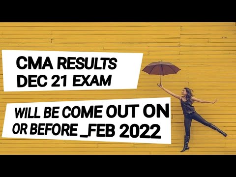 CMA Inter And Final Results Date Declared !! Happy News For CMA Inter & Final Students !!