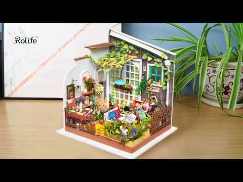 Rolife wooden house | Miniature dollhouse - Miller's Garden DG108