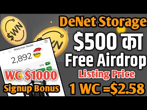 DeNet Storage New Airdrop 2024 ! New Node Mining Project ! $500 Potential Free Airdrop ! #denet