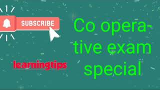 Co operative bank exam tips