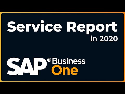 An Overview of Service Reporting Options | SAP Business One