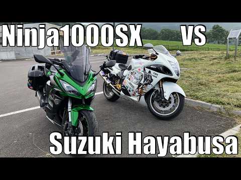 【No.853】🇯🇵 Suzuki GSX1300R 隼 vs Kawasaki Ninja1000SX【北海道ツーリング】