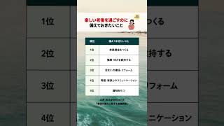 楽しい老後を過ごすために備えておきたいこと #年金 #老後の生活 #貯金 #節約 #お金の知識 #お金の勉強