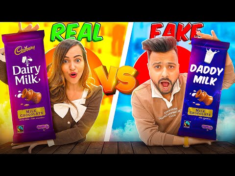 Fake Vs Real FOOD Brands CHALLENGES *OMG* 😲