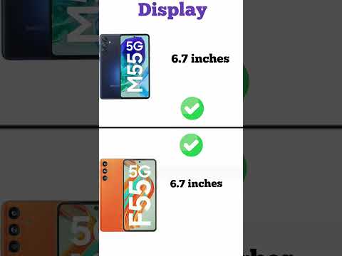 Samsung Galaxy M55 5G vs Samsung Galaxy F55 5G | Konsa phone lena chahiye | Full comperijon in short