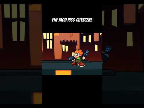 FNF PICO CUTSCENE #fnf #fridaynightfunkin #fnfmod #mod #games