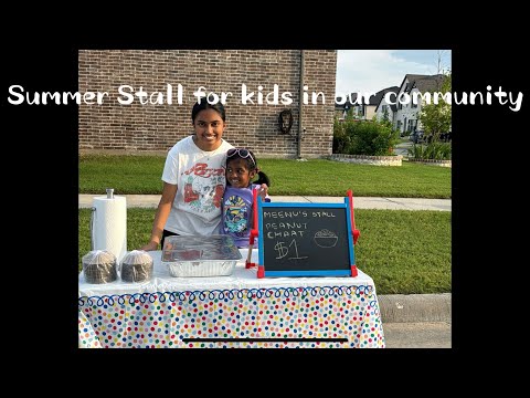 Summer Stall In Our Community