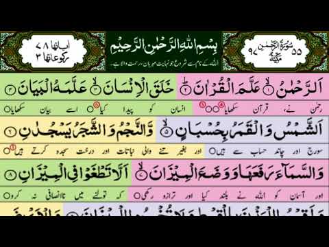 Surah Rahman | Ep - 0001 By Qari Hafiz | سورہ رحمٰن55 |Beautiful Recitation | Edited&7185