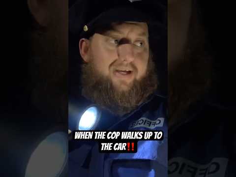 WHEN THE COP WALKS UP TO THE CAR @randyfeltface #randyfeltface #djhuntsofficial #comedyshorts #wtf