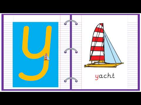 Lowercase Alphabet Letter Y Learn to Read and Write