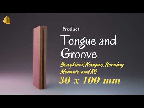 Tongue and groove wood product advertisement