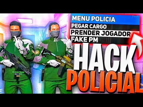 FAKE PM XITER FIGINDO SER POLICIA COM MOD MENU GTA RP