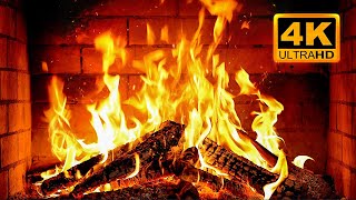 🔥 Fireplace 4K UHD! Fireplace with Crackling Fire Sounds. Fireplace Ambience