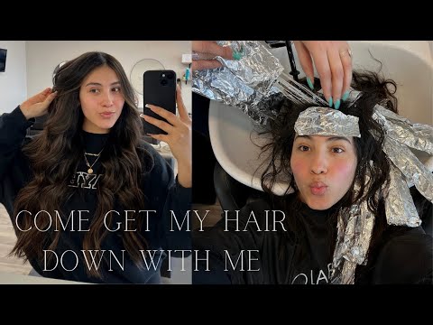 COME GET MY HAIR DONE WITH ME | Expensive brunette, Bellami hair extensions, Chicago salon