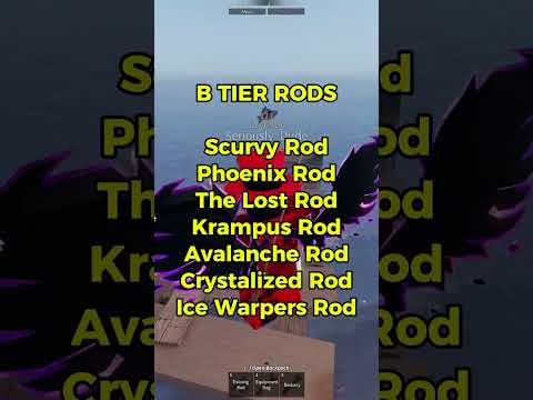 FISHING ROD TIER LIST FISCH! (ALL BEST RODS To USE) ROBLOX