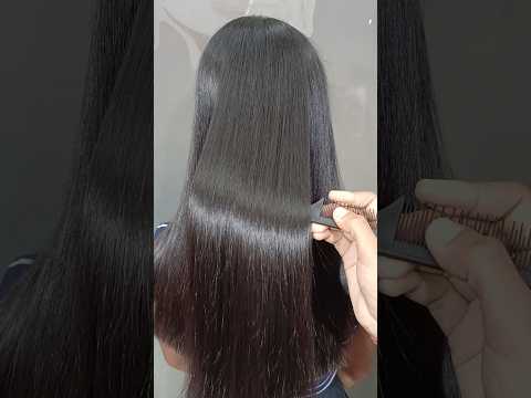 Hair Smoothing Result l Hair Smoothing Transformation l Best Way To Achieve Smooth Shine Hair 😍