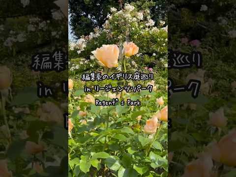 編集長イギリス庭巡りin リージェンツ・パーク（Regent’s Park）