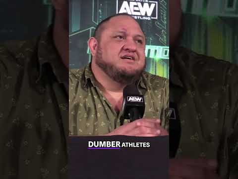 Samoa Joe on being an announcer in #WWE and rise to become #AEW World Champion