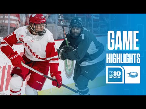 Michigan State at Wisconsin | Highlights | Big Ten Hockey | 12/06/2024