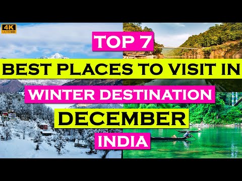 Top 7 Best Places To Visit In December In India | White Winter Destination In India #winter