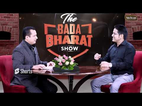 CA Raj K Agrawal with Dr Vivek Bindra at Bada Bharat Show