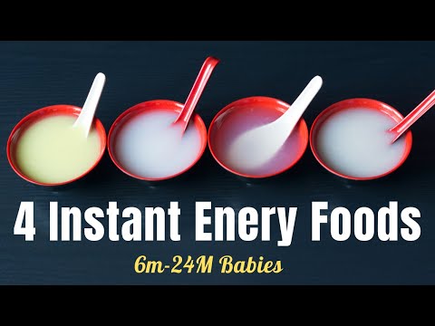 4 Instant Energy Foods for 6M - 24M Babies | Easy to Digest Foods with Sabudana, Dal, Rice & Barley