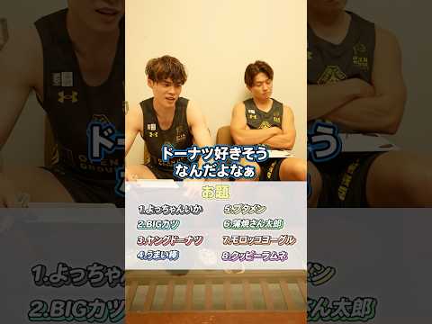 【奇跡の一致...!?】出会って10年以上! 辻選手の駄菓子の好みを3連単予想してもらった結果... #shorts #bリーグ #群馬クレインサンダーズ