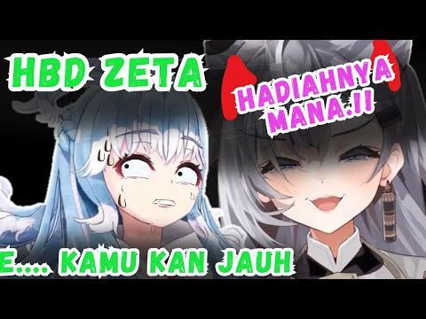 KOBO Kena Stun dikit 🤏🏻 Ketika ZETA Nodong Kado Ulang Tahun 【Zeta | Clip】