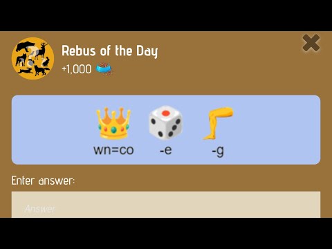 Rebus Of The Day Zoo 31 December | Zoo Rebus Of The Day | Rebus Of The Day Zoo Code