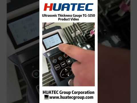 HUATEC Ultrasonic Thickness Gauge TG 3250 Product Video