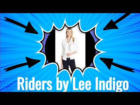 Riders by Lee Indigo Womens Stretch Denim Jacket, White, Small