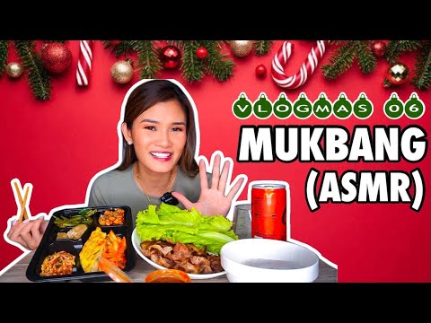 VLOGMAS 6: ASMR MUKBANG | Jen Barangan