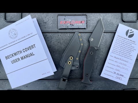 1st Look : Beckwith Covert Knife and Explorer Case 5221