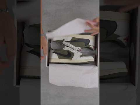 Unboxing Travis Scott x Jordan 1 Medium Olive