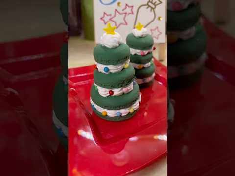 Let’s Fake Bake cute Macaron Christmas trees! #fakebake #Christmas #peepthisyall