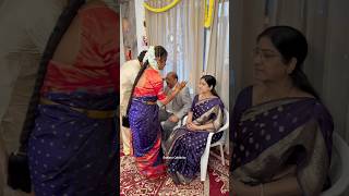 Ishmart Jodi Pradeep With Wife Saraswathi at #soniyaakula Home for Satyanarayana Pooja in Hyderabad