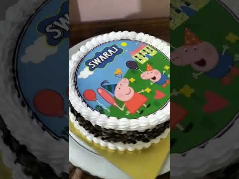 #Photocake#Peppapigcake#Chocochipscake#Birthdaycake#youtubeshort#yt#youtubechannel@harshalamestry