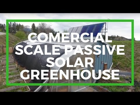 Comercial Scale Passive Solar Greenhouse