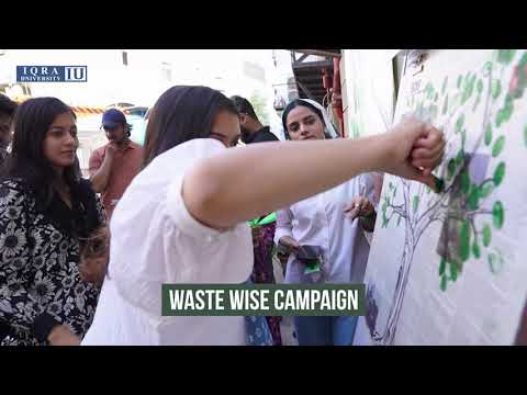 Earth Week at Iqra University: Sustainability, Clean Campus, and Environmental Responsibility