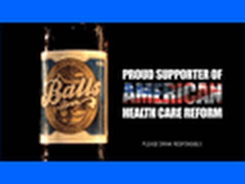 Balls Beer for Health Care Reform