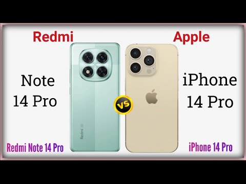 Redmi Note 14 Pro 🆚 Apple iPhone 14 Pro