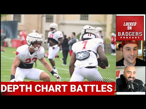 Wisconsin Badgers football depth chart battles! Who is QB #3? Running back #3?