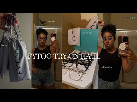 Fytoo Glasses Try-On Haul | AFFORDABLE Prescription Glasses *Honest Review*